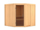 Karibu | Sauna Jarin | Deur Antracietglas